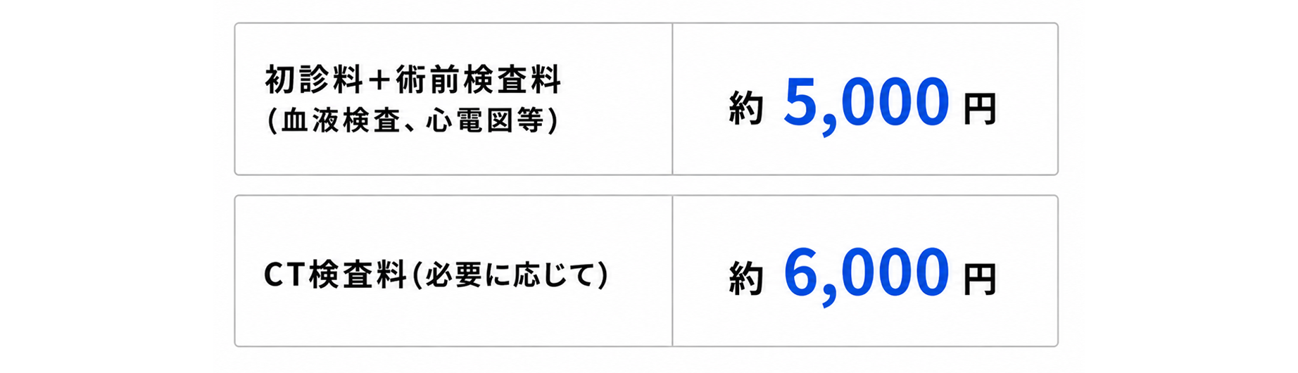 初診時に必要な費用