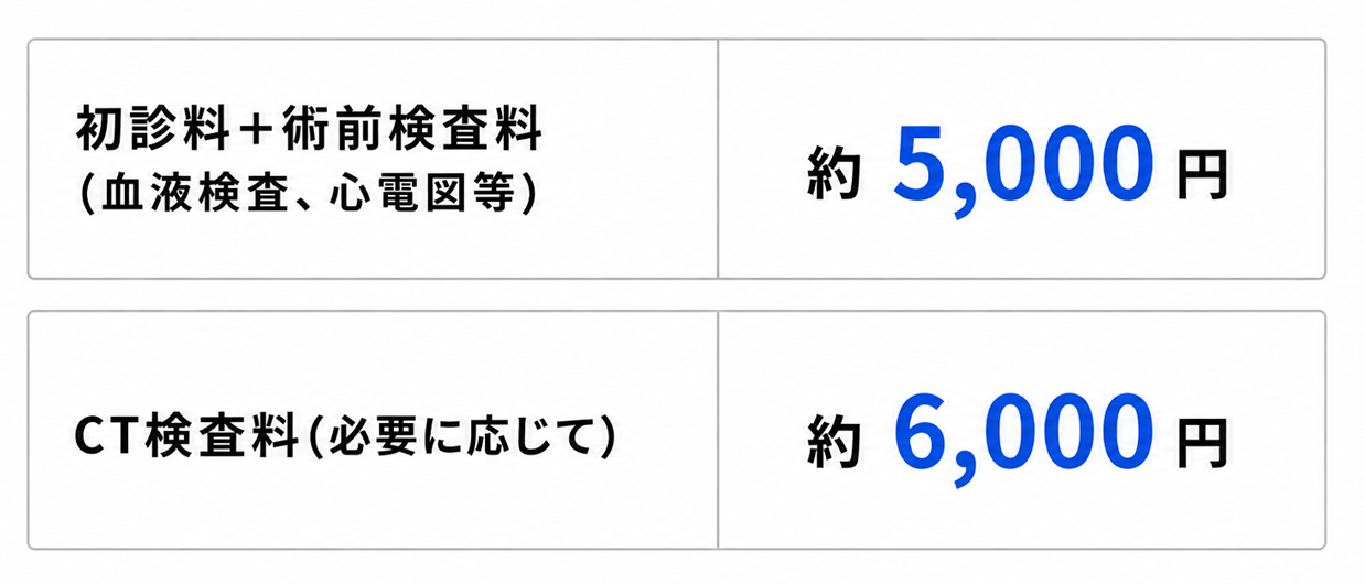 初診時に必要な費用